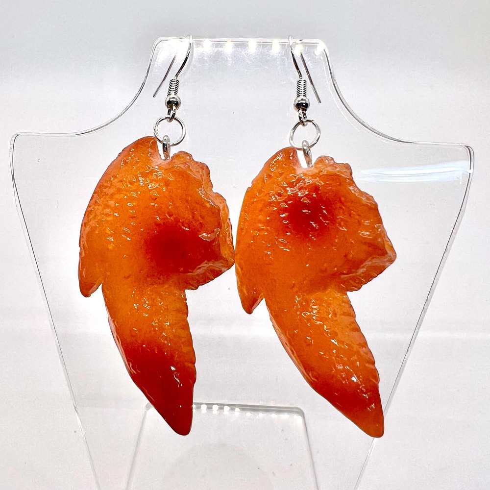 Chicken Wing Earrings - Party Earrings - Football Earrings - Buffalo Wings